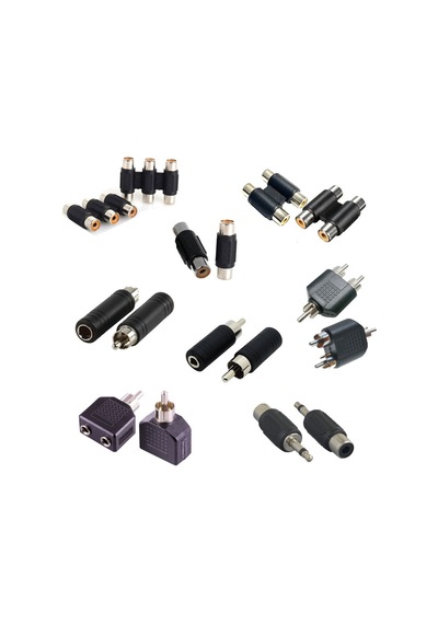 Rca Dişi Erkek 3.5mm Stereo Kulaklık Çevirici 8'li Set