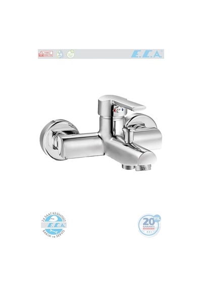 E.c.a Delta Banyo Duş Bataryası 102102346 Krom