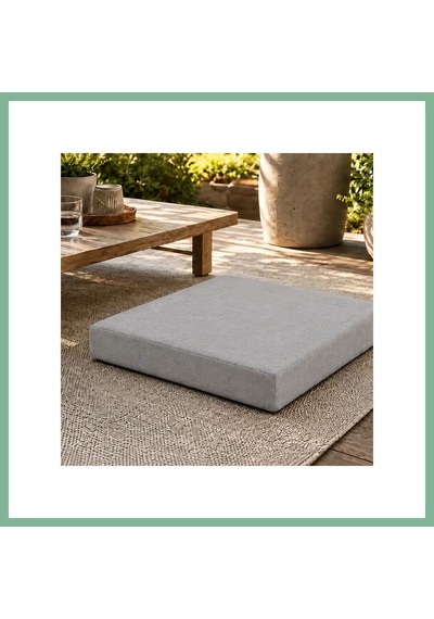 Bşkvirgo Kare Blok Minder 50 50 7 Cm Gri İç Mekân Bsk2026
