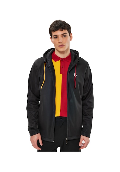 Gsstore Galatasaray Erkek Fermuarlı Hoodie E251079 Siyah