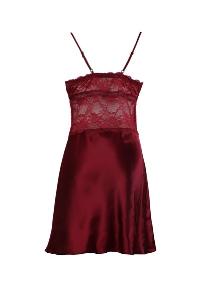 Pierre Cardin 4lü Gecelik Çeyiz Takım Bordo