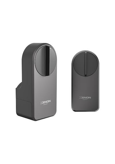 Xenon Smart Akıllı Motorlu Kapı Kilidi Uzaktan Kilitleme Ve Açma Mobil Kontrol Şifre Parmak İzi Smart Lock X8070 Siyah