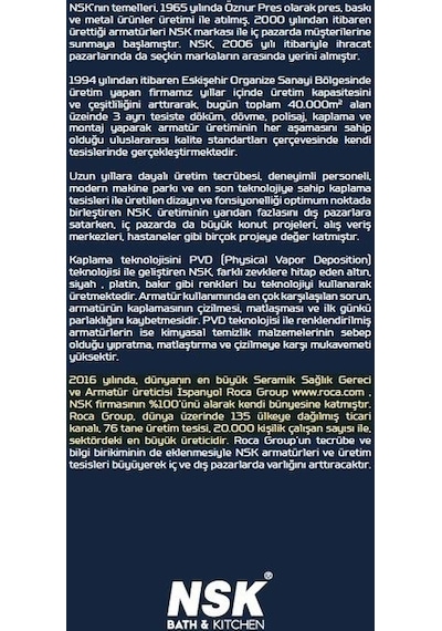 Nsk Basics 5 Fonksiyonlu Mafsallı Banyo El Duş Sistemi N2821302 Krom