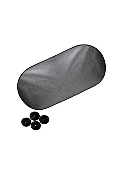 Carub Arka Cam Perde Trapez Siyah Vantuzlu Br4954002 1 Adet