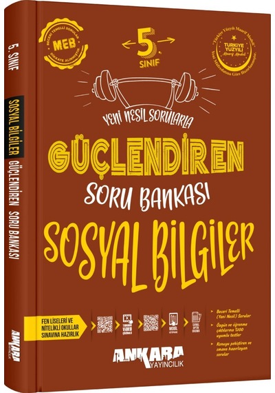 Ankara 2025 5. Sınıf Sosyal Güçlendiren Soru Bankası Güncel Müfredat