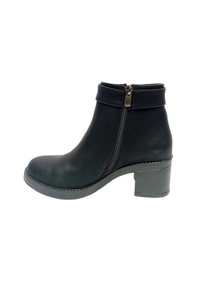 Erbay 612 Yağlı Deri Trend Fashion Kadın Bot Siyah