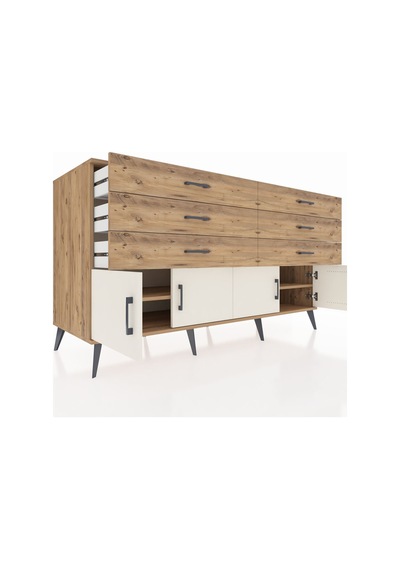 Kronos Konsol 2 Raflı 6 Çekmeceli 4 Kapaklı 176x59x99 Çam-aytaşı/ Çam-aytaşı/çam Kronos Konsol 2 Raflı 6 Çekmeceli 4 Kapaklı 176x59x99 Çam-aytaşı/ Çam-aytaşı/çam