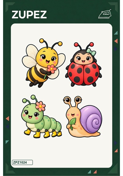 Bahçe Minikleri 19x25 Cm Ütüyle Uygulanan Baskı Zpz1024 - 928157338