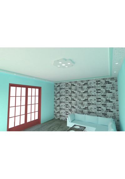 Motifpiyer Tavan Spot Göbek Tsg-02-duz-56 Cm Çap