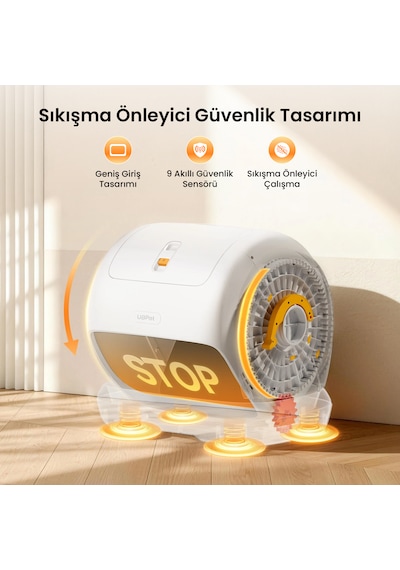 Ubpet C41 Akıllı Otomatik Kedi Tuvaleti, 106l Geniş Hacim, Mobil Uygulama, Otomatik Temizleme, Ağırlık Sensörü, 38db Sessiz Motor, Koku Hediyeli