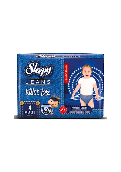 Sleepy Jeans Külot Bez 4 Numara Maxi 30 Adet