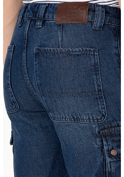 U.s. Polo Assn. Erkek Koyu Mavi Şort Jean 50304389-dn0023 Koyu Mavi