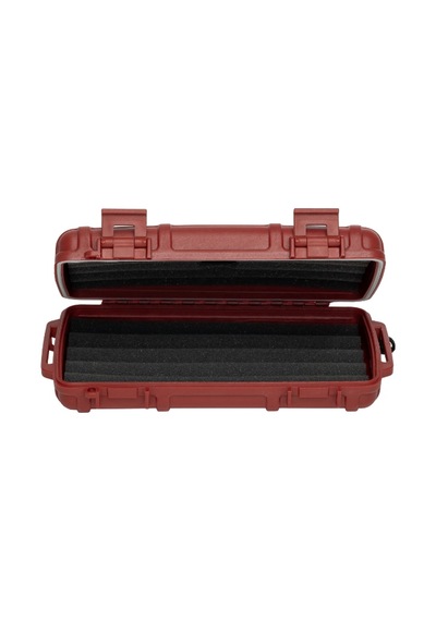 Cigar Caddy 5 Kırmızı Travel Humidor Puro Kutusu