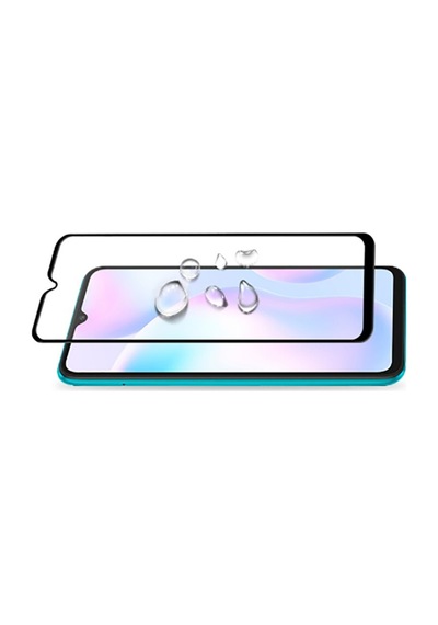 Xiaomi Mi 10 Lite Zore Kenarları Kırılmaya Dayanıklı Cam Ekran K Siyah