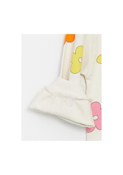 LC Waikiki Lcw Baby Bisiklet Yaka Uzun Kollu Baskılı Kız Bebek Sweatshirt Ve Tayt 2'li Takım Ecru Prınted 2 LC Waikiki Lcw Baby Bisiklet Yaka Uzun Kollu Baskılı Kız Bebek Sweatshirt Ve Tayt 2'li Takım Ecru Prınted 2