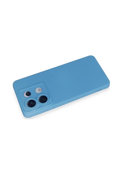 Herşeytrend Xiaomi Redmi Note 13 Pro 5g Kılıf Nano İçi Kadife Silikon - Mavi Çok Renkli