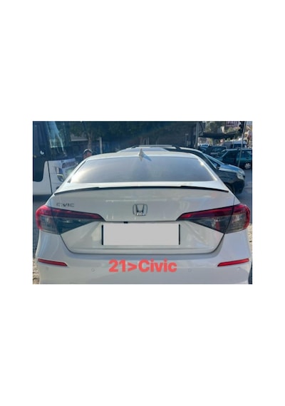 Honda Civic 2021- Model Astarlı Plastik Spoiler