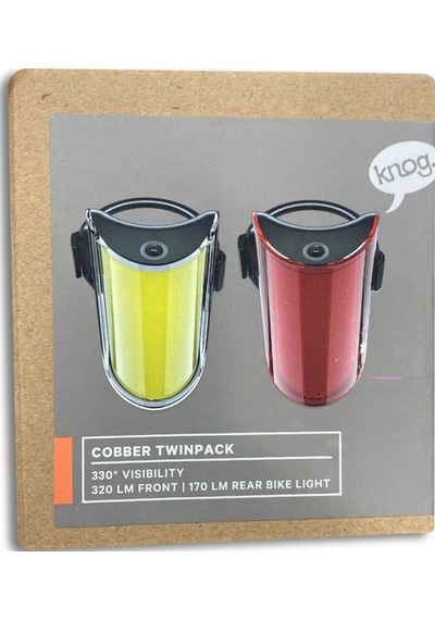 Knog Mıd Cobber Twınpack 320lm Usb Ön+arka Bisiklet Işık Seti Siyah