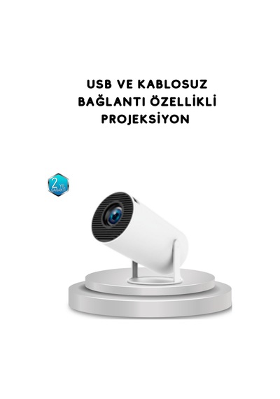 Full Hd 4k Uyumlu Projeksiyon Cihazı 130 İnç Geniş Semeglbl - 97 Ekran Destekli