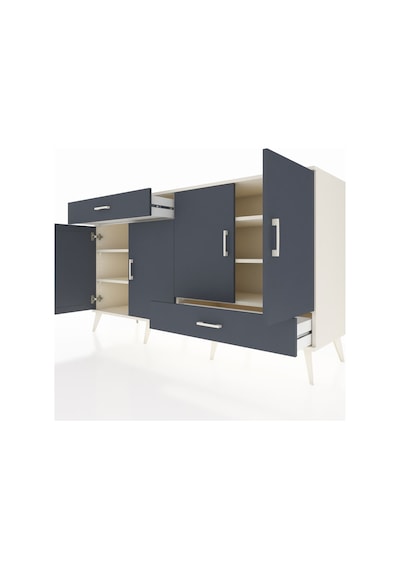Hyperion Konsol 5 Raflı 2 Çekmeceli 4 Kapaklı 176x44x99 Aytaşı-an Aytaşı-antrasit Hyperion Konsol 5 Raflı 2 Çekmeceli 4 Kapaklı 176x44x99 Aytaşı-an Aytaşı-antrasit