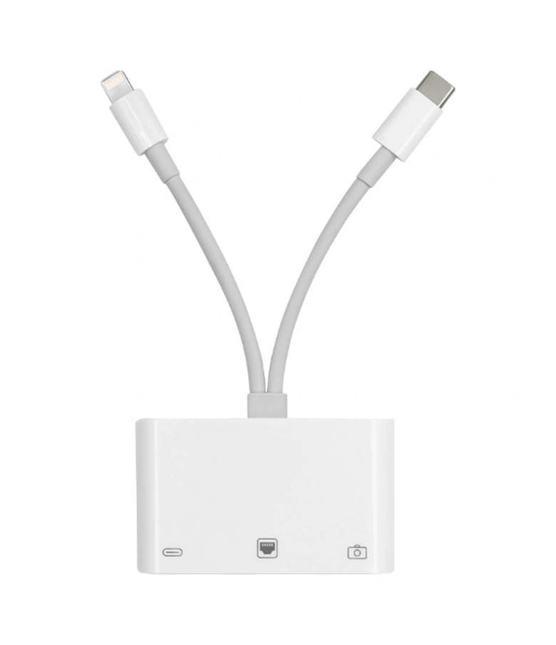 Emh Store Zr814 Lightning Type-c Ethernet Camera Adaptör
