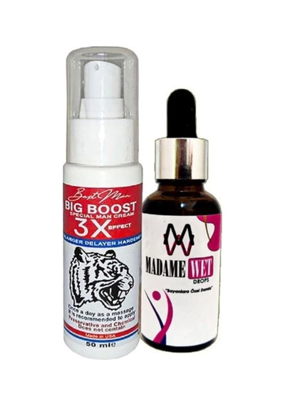 Bigboost Erkeğe 3xeffect Krem 50 Ml + Yanında 1 Şişe Madamewet Canlandırıcı Içecek