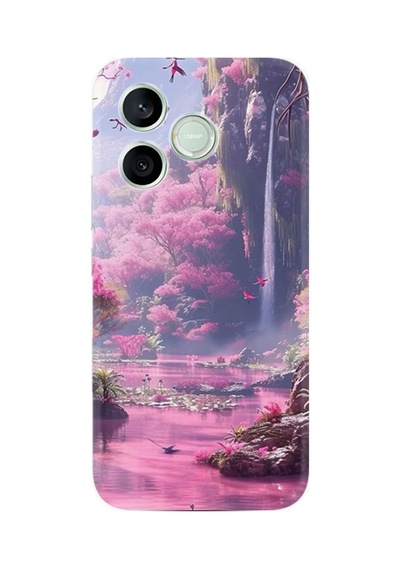 Honor 600 Lite Lna-nx1 Uyumlu Kılıf Boutique Baskılı Resimli Şelale Pcode -033