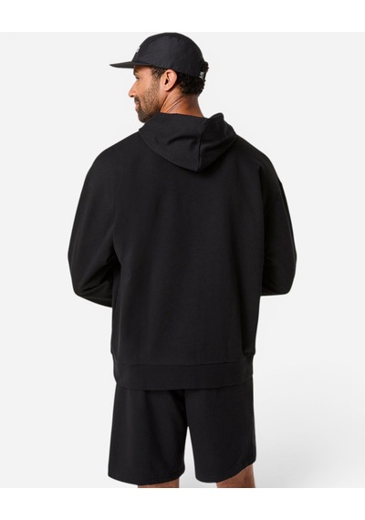 Asics French Terry Relaxed Pullover Hoodıe Erkek Siyah Sweatshirt 2031f449-001