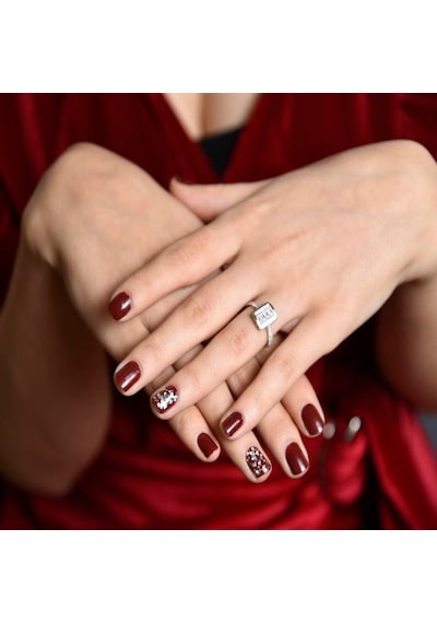 Baget Beyaz Altın Tektaş Yüzük 1,30 Karat 399604264