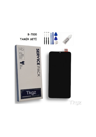 Tkgz Samsung Galaxy A07 Uyumlu Lcd Ekran Dokunmatik Service Pack Lcd Ekran + B-7000 + Tamir Seti
