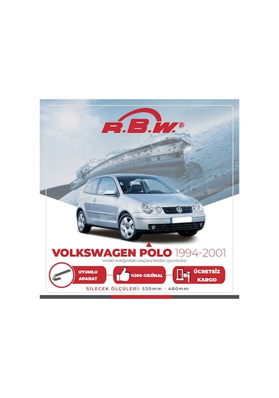 Volkswagen Polo Muz Silecek Takımı (1994-2001) RBW