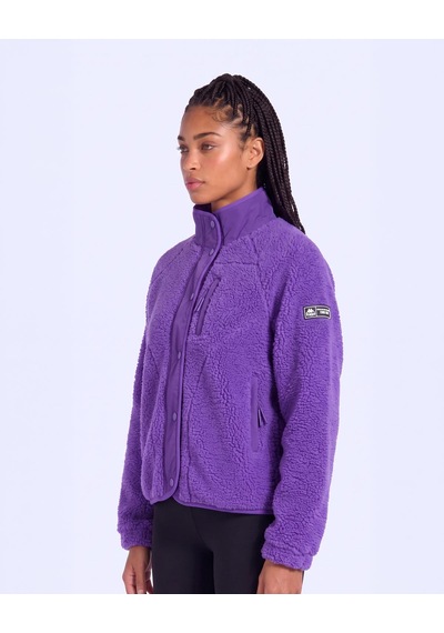 Kappa Authentic Crete 2 Kadın Mor Regular Sherpa Mont