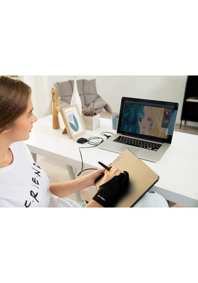 Deco01 V3 Grafik Tablet 16k 8 Kısayol Siyah