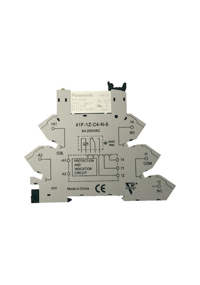Apf30224+yys Relay 6a 24v 1pnc Wıth Sprıng Socket 41f-1z-c4 -4720