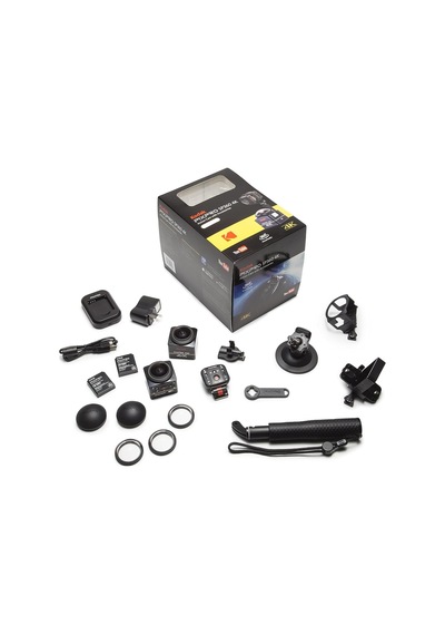 Kodak Dvc-sp360 4k Pixpro Action Cam Çift Pro Paketi, 2880p 4k Video Çekimi Aksiyon Kamera Siyah