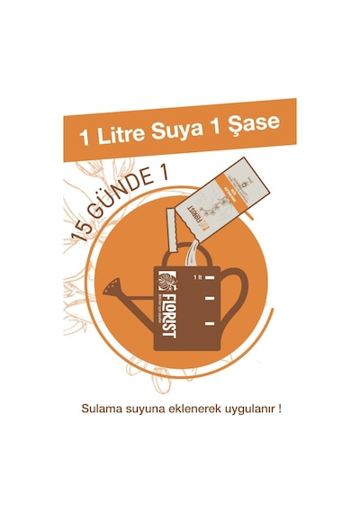 Florist Yeşil Yapraklı, Çiçekli Ve Orkide Bitki Besleme 3'lü Set