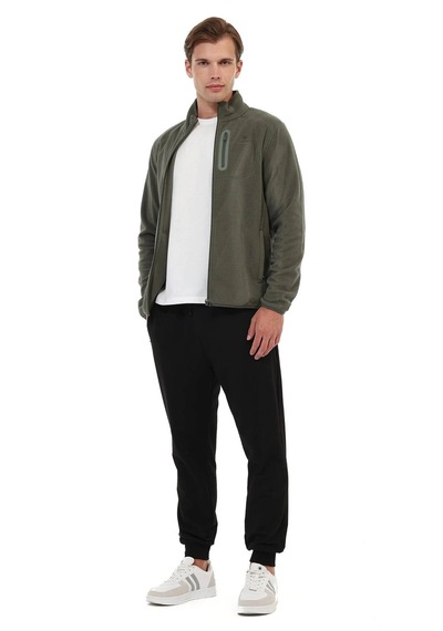 Lumberjack Fermuarlı Polar Nordıc 7sn165 Haki Erkek Sweatshirt 102696451