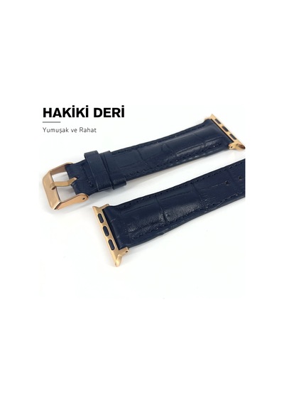 Dxl El Yapımı Hakiki Deri Kutulu Apple Uyumlu  Watch Kordon 38mm 40mm 41mm Watch  Ultra Kayış