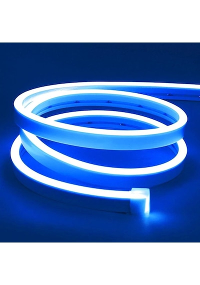 5 Metre 12 V Dış Mekan Mavi Neon Led