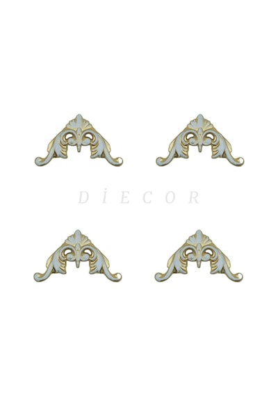 Diecor Dekoratif Polimer Patina, Mobilya, Duvar Ve Tavan Motifi Beyaz 13 X 6 Model:xa108