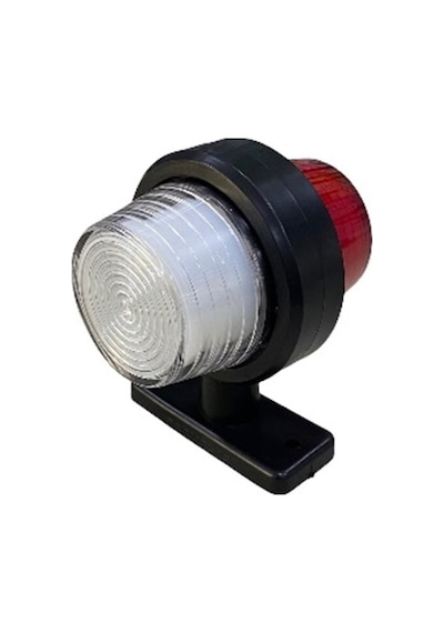 Ahmet Otomotiv 2 Adet Maxı Neon Küpe Kırmızı-beyaz 12v-24v
