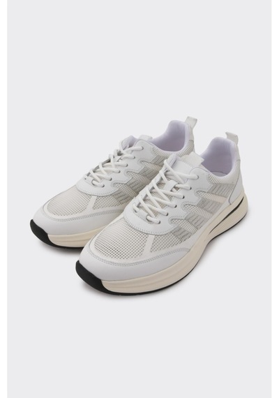 Derinet Comfort Taban Erkek Sneaker Beyaz Beyaz