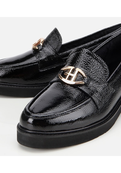 Hotiç Kadın Rugan Deri Siyah Tokalı Klasik Loafer 01ayh312860a100 01ayh312860a100 Siyah