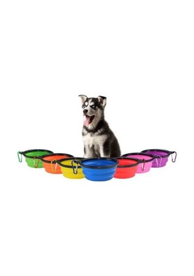 Katlanabilir Kedi Köpek Mama Ve Su Kabı 555394283