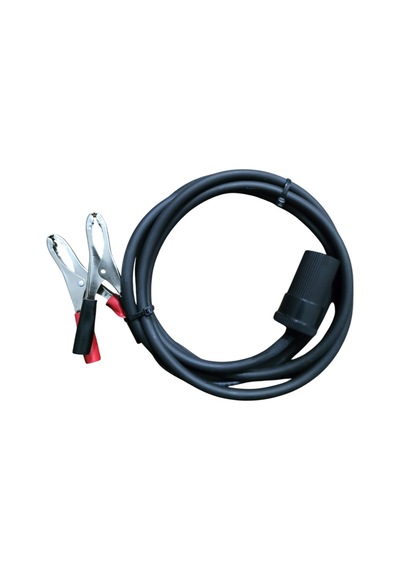 Aküden Bağlantılı Araç Çakmaklık Uzatma Kablosu Akü Maşalı 12-24 V/16a 2 X1,5mm Ttr Bakır 3mt-siyah