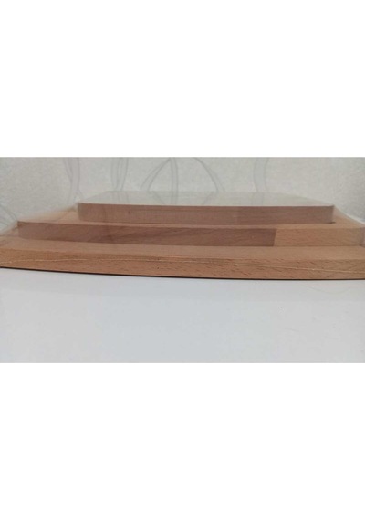 Sinbo 14 Mm Kalınlıkta Tab-8177 3'lü Set Kesme Ve Sunum Tahtası %100 Doğal 35 29 22 Cm Ahşap