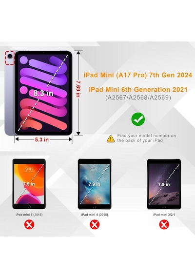 Apple Uyumlu iPad Mini 7 2024 A17 Pro 8.3'' Ekran Koruyucu Nano Cam Şeffaf Esnek Koruyucu A2993 A2995 A2996