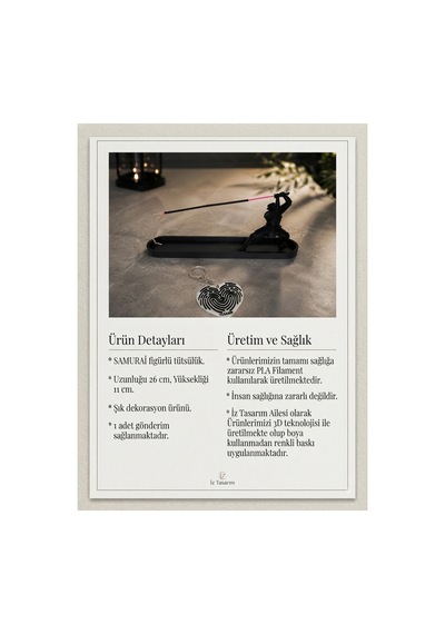 Samurai Tütsülük Siyah - 910168066