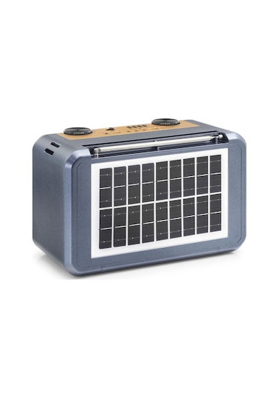 Fepe Fp397s Bluetooth Fm Radyo Usb Tf Aux Solar Şarjlı Çift Led Aydınlatmalı Taşınabilir Kamp Hoparlör