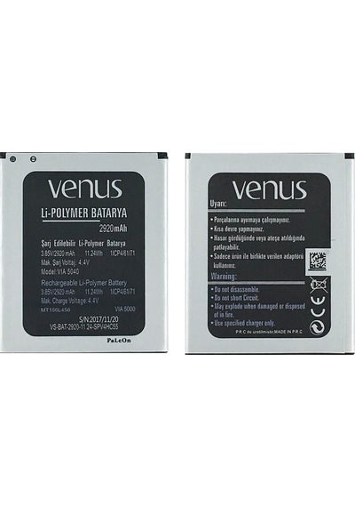 Teknonet Vestel Venüs V3 5530 Uyumlu 2920 Mah Batarya